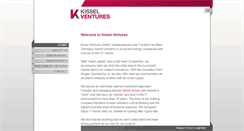 Desktop Screenshot of kisselventures.com